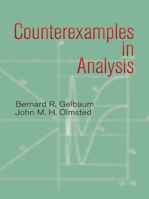 cover image of Counterexamples in Analysis